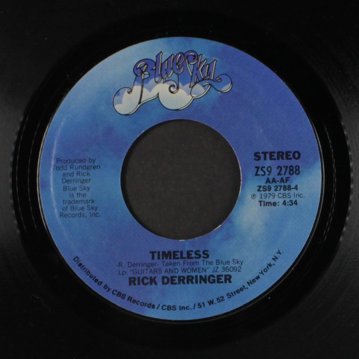 don't ever say goodbye / timeless by RICK DERRINGER