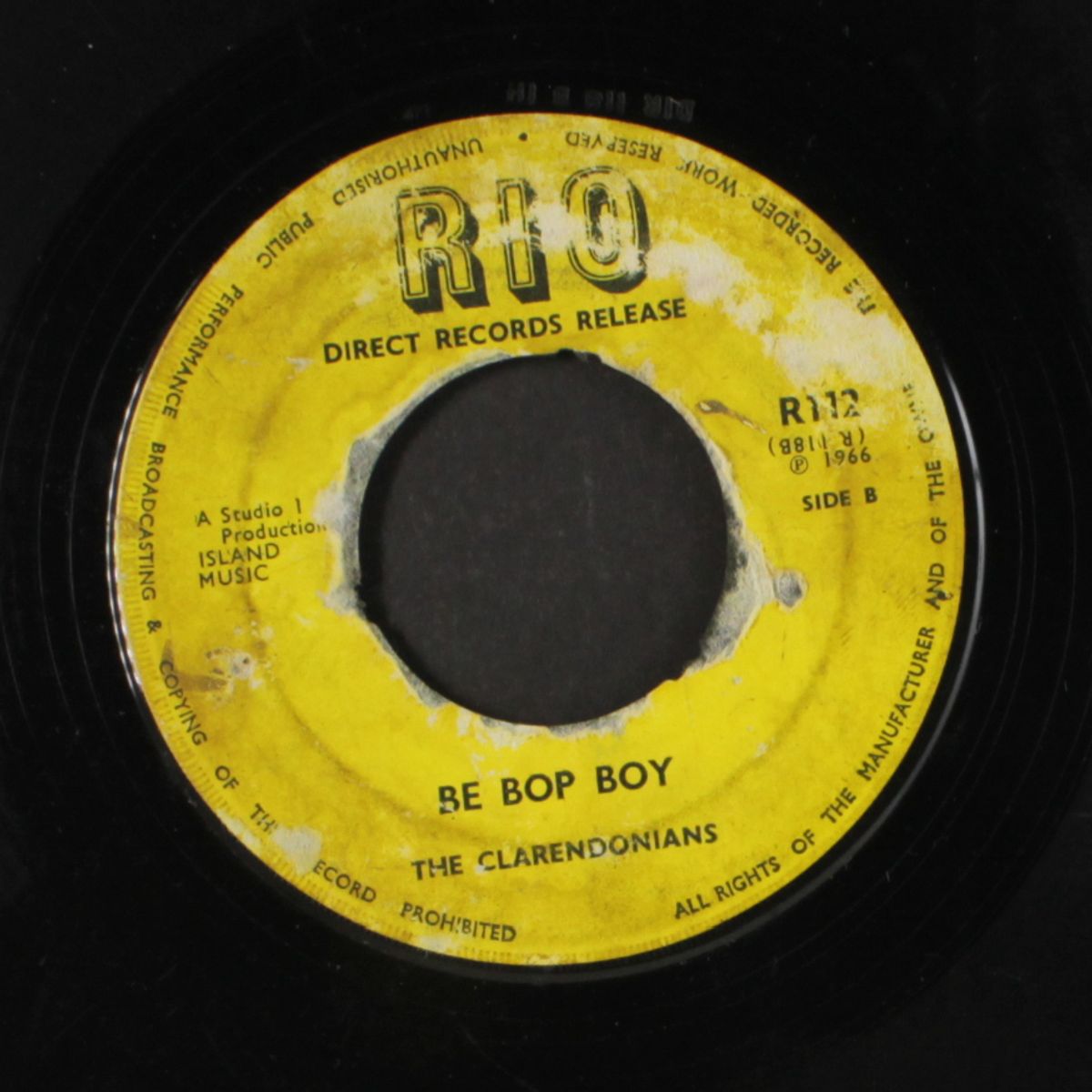 rudie bam bam / be bop boy by CLARENDONIANS