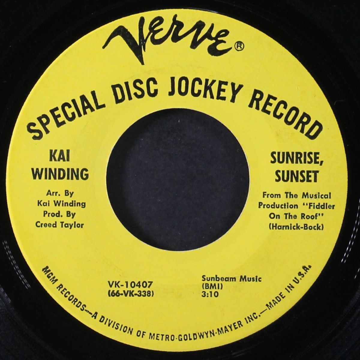 dirty dog / sunrise, sunset by KAI WINDING