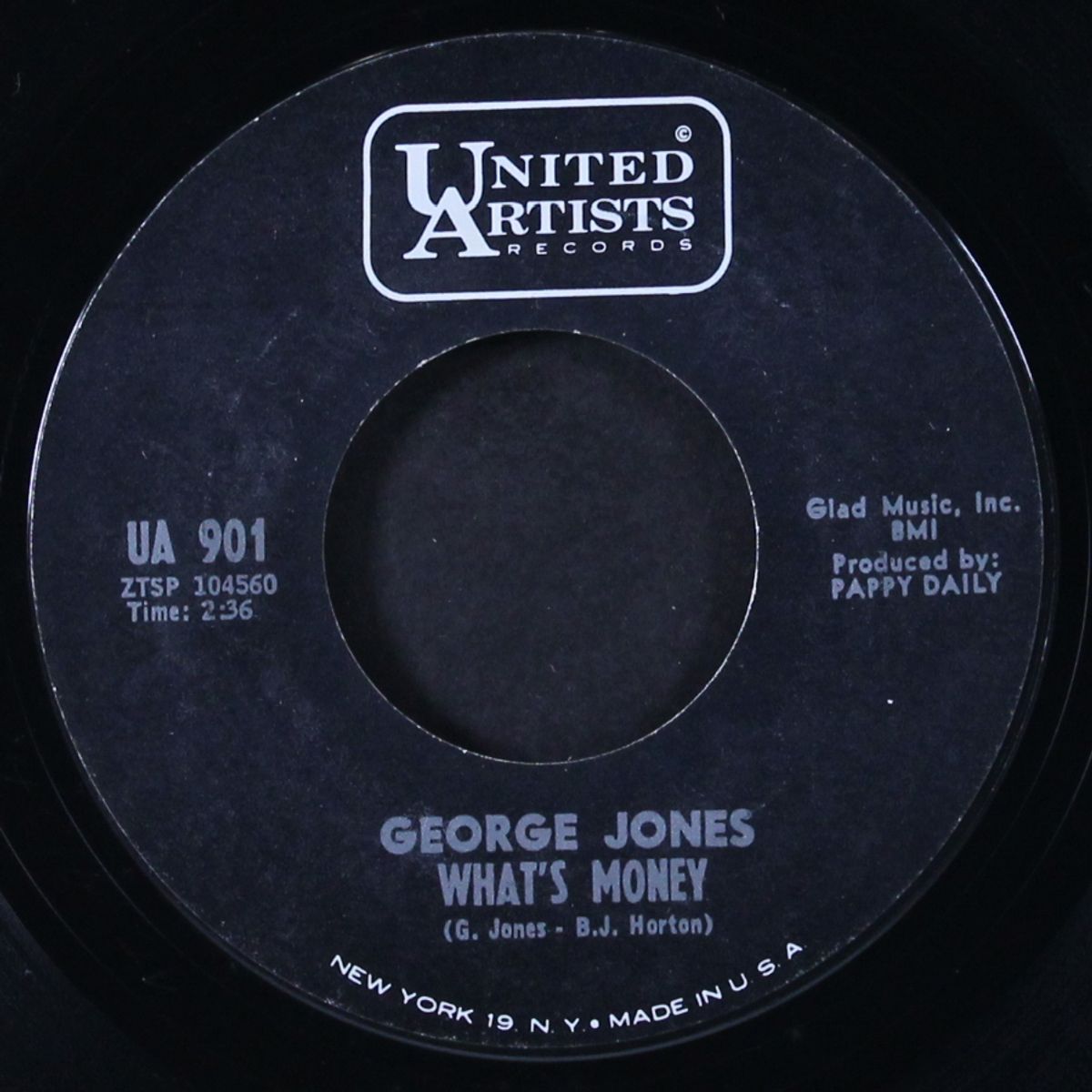 i get lonely in a hurry / what's money by GEORGE JONES