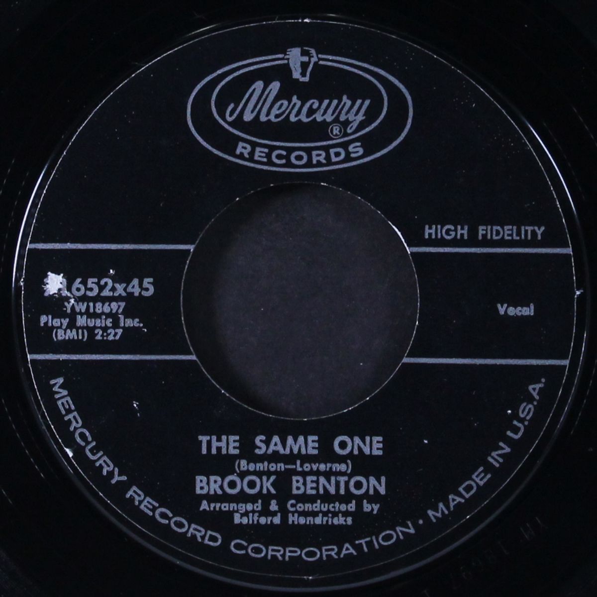 kiddio / the same one by BROOK BENTON