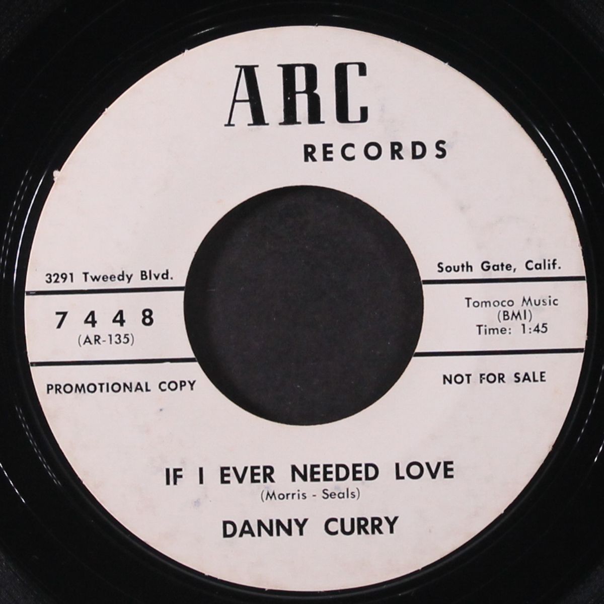 happy feelin' / if i ever needed love by DANNY CURRY