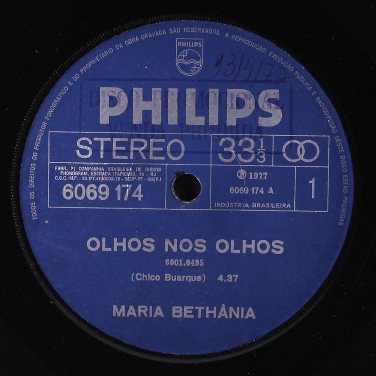 olhos nos olhos / balada do lado sem luz by MARIA BETHANIA