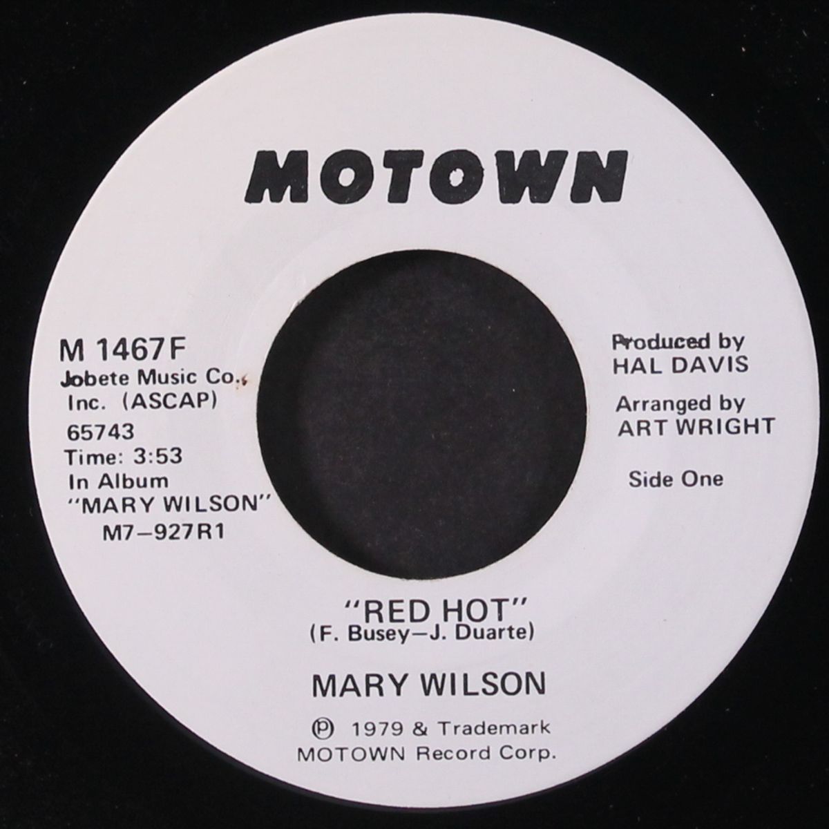 red hot / same by MARY WILSON