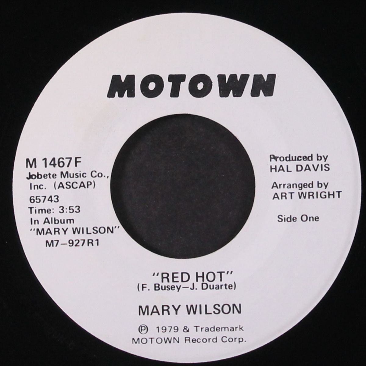 red hot / same by MARY WILSON