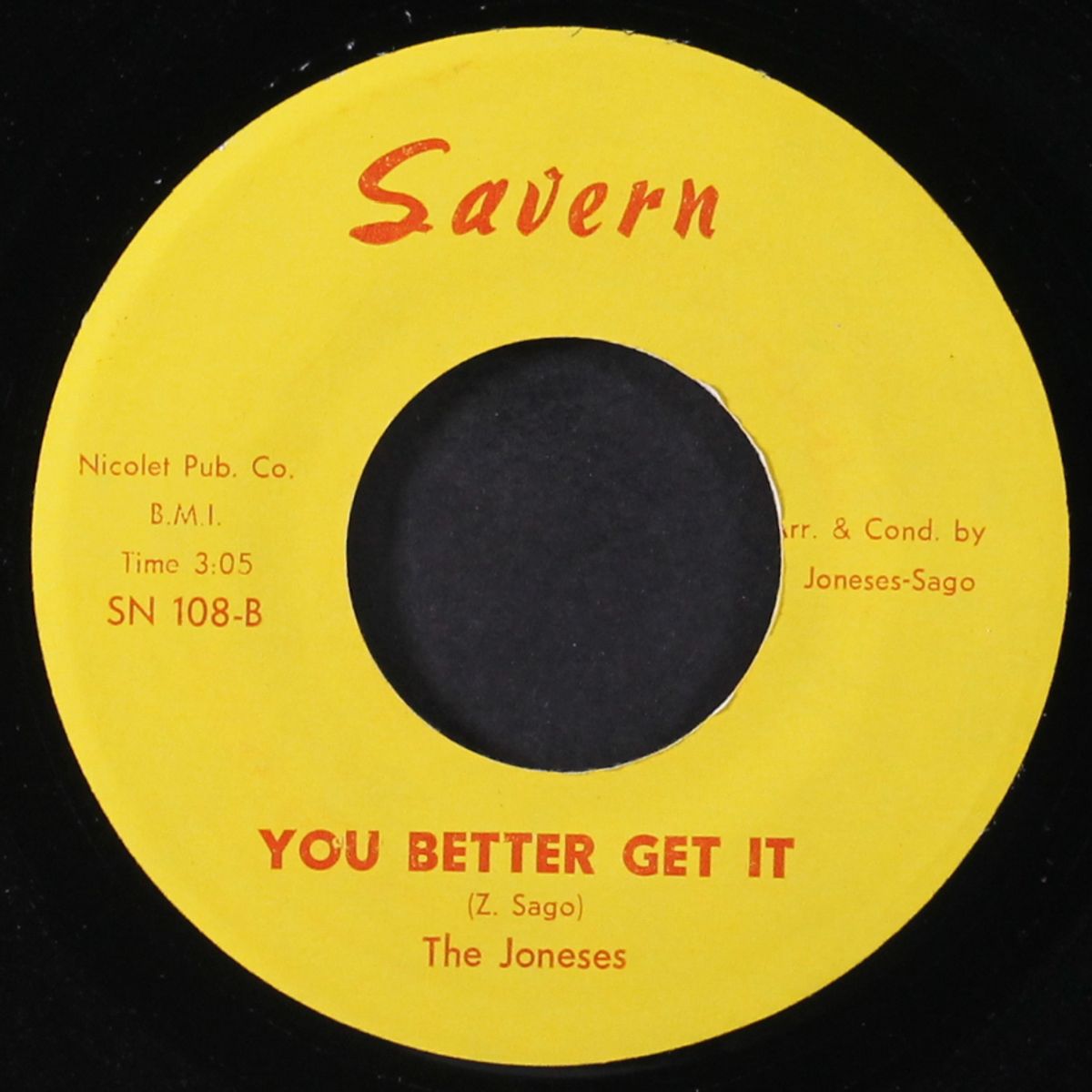 i've got to space / you better get it by MOD SINGERS & JONESES