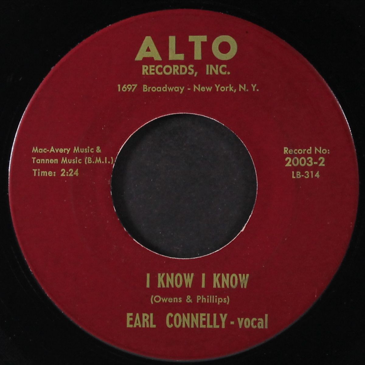 just to hold my hand / i know i know by EARL CONNELLY