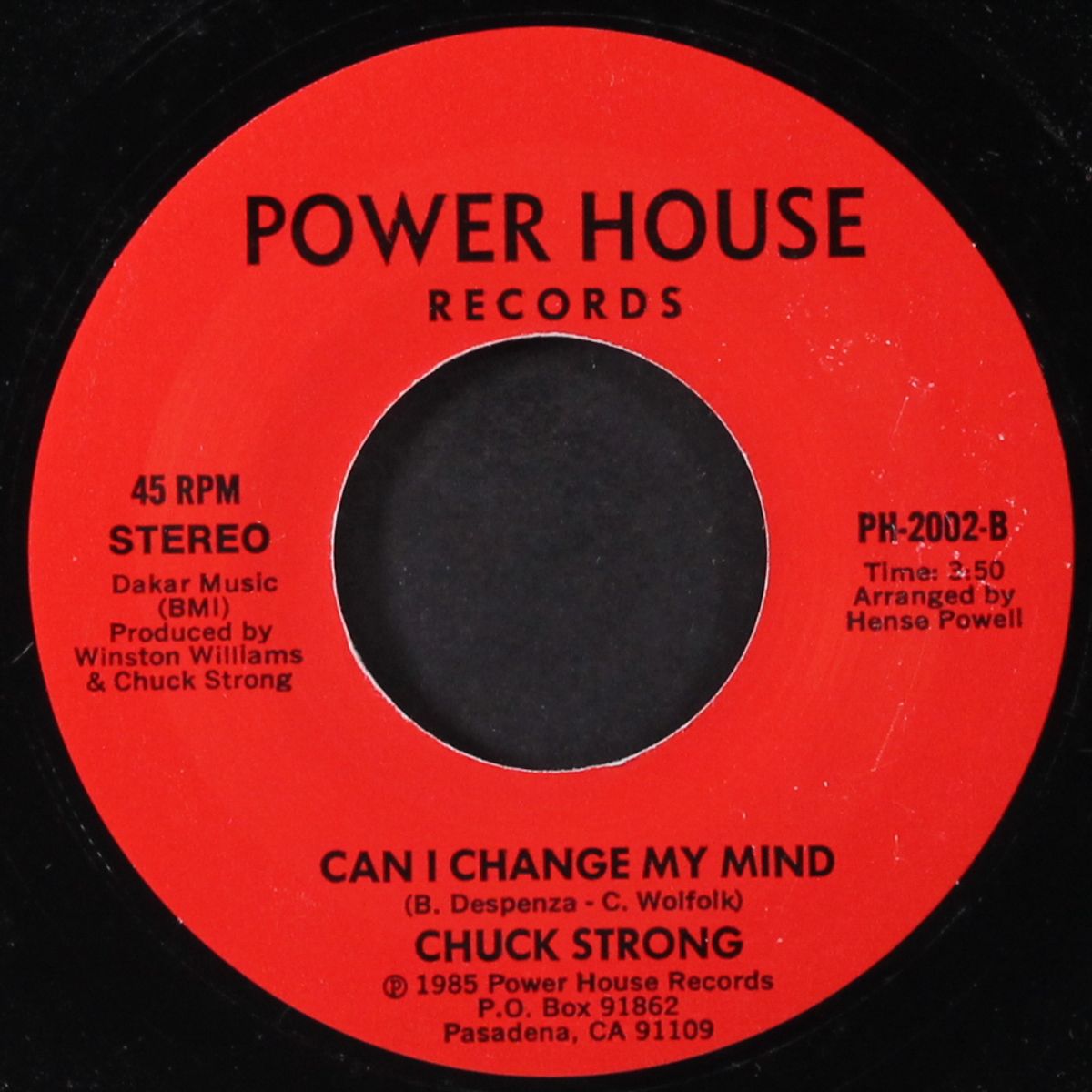 so good (to be home with you) / can i change my mind by CHUCK STRONG