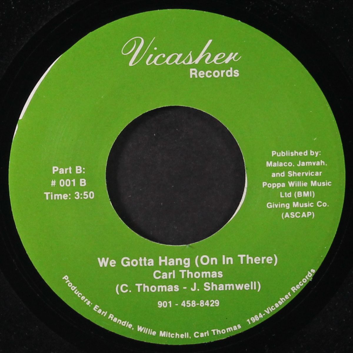 we gotta hang (on in there) by CARL THOMAS