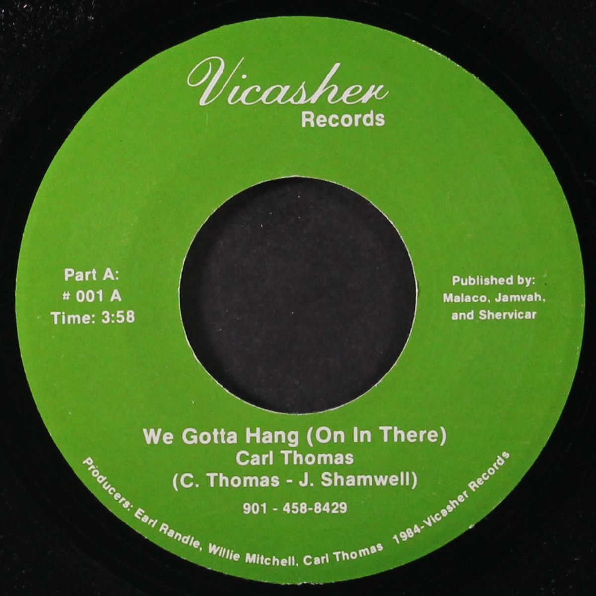 we gotta hang (on in there) by CARL THOMAS