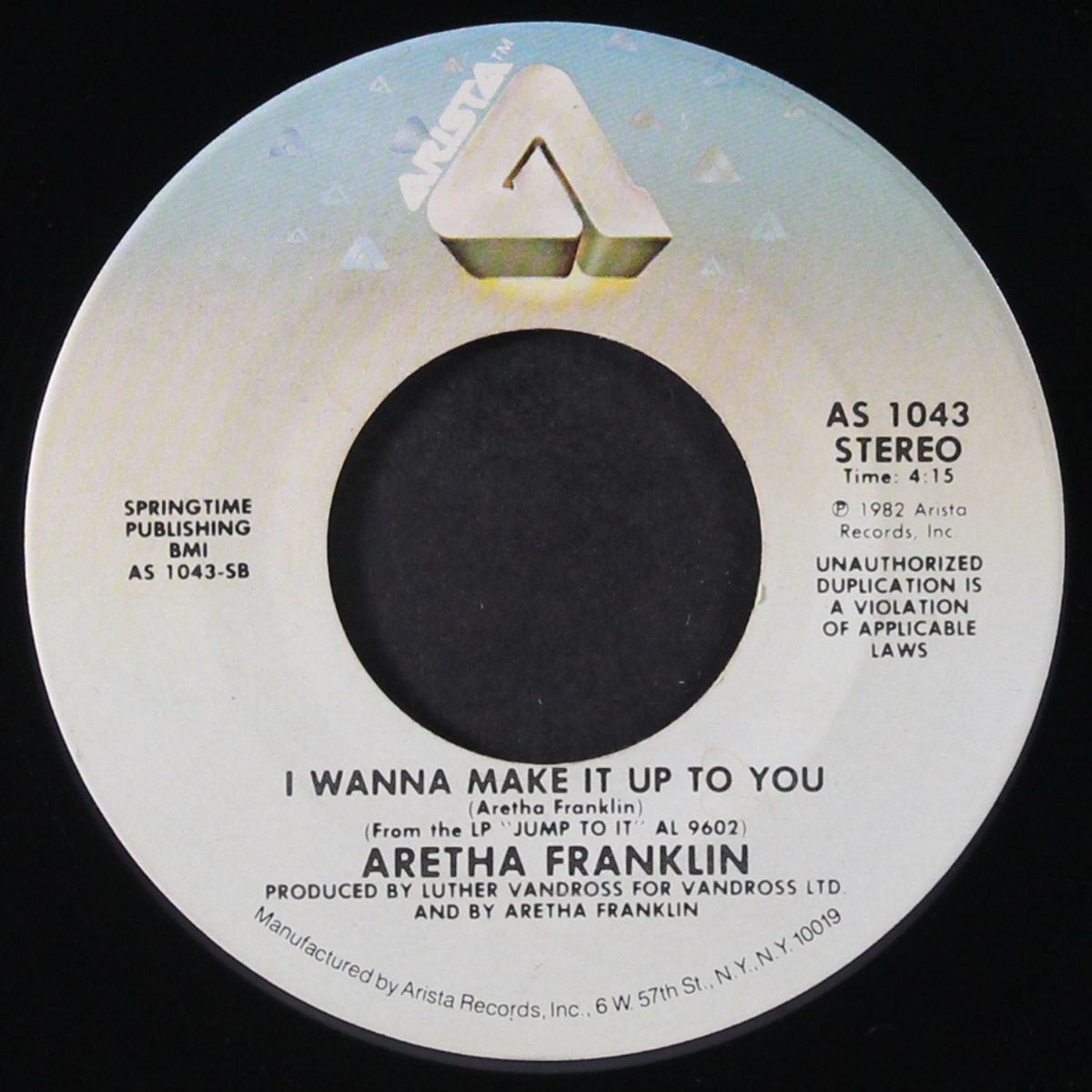 this is for real / i wanna make it up to you by ARETHA FRANKLIN