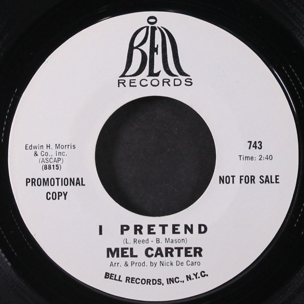 i pretend / didn't we by MEL CARTER