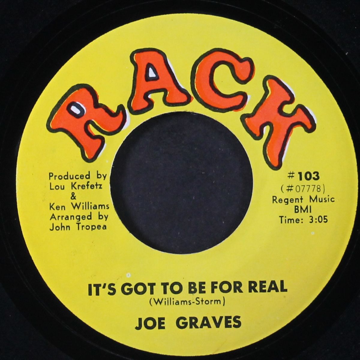 it's got to be real / baby if you were gone by JOE GRAVES