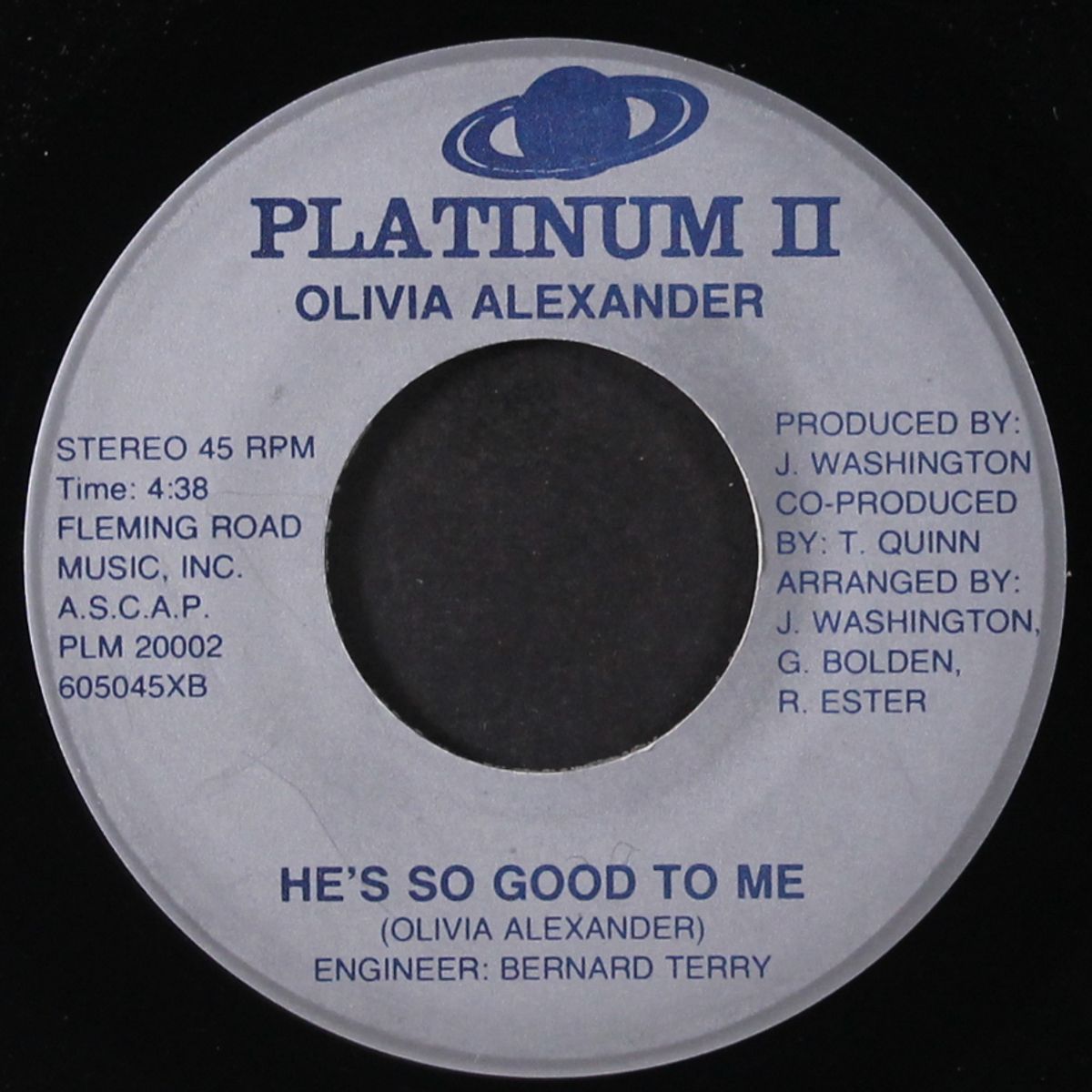 he's so good to me / long by OLIVIA ALEXANDER