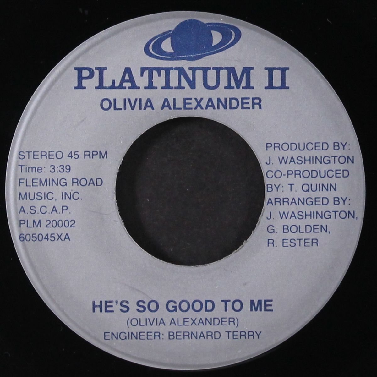 he's so good to me / long by OLIVIA ALEXANDER