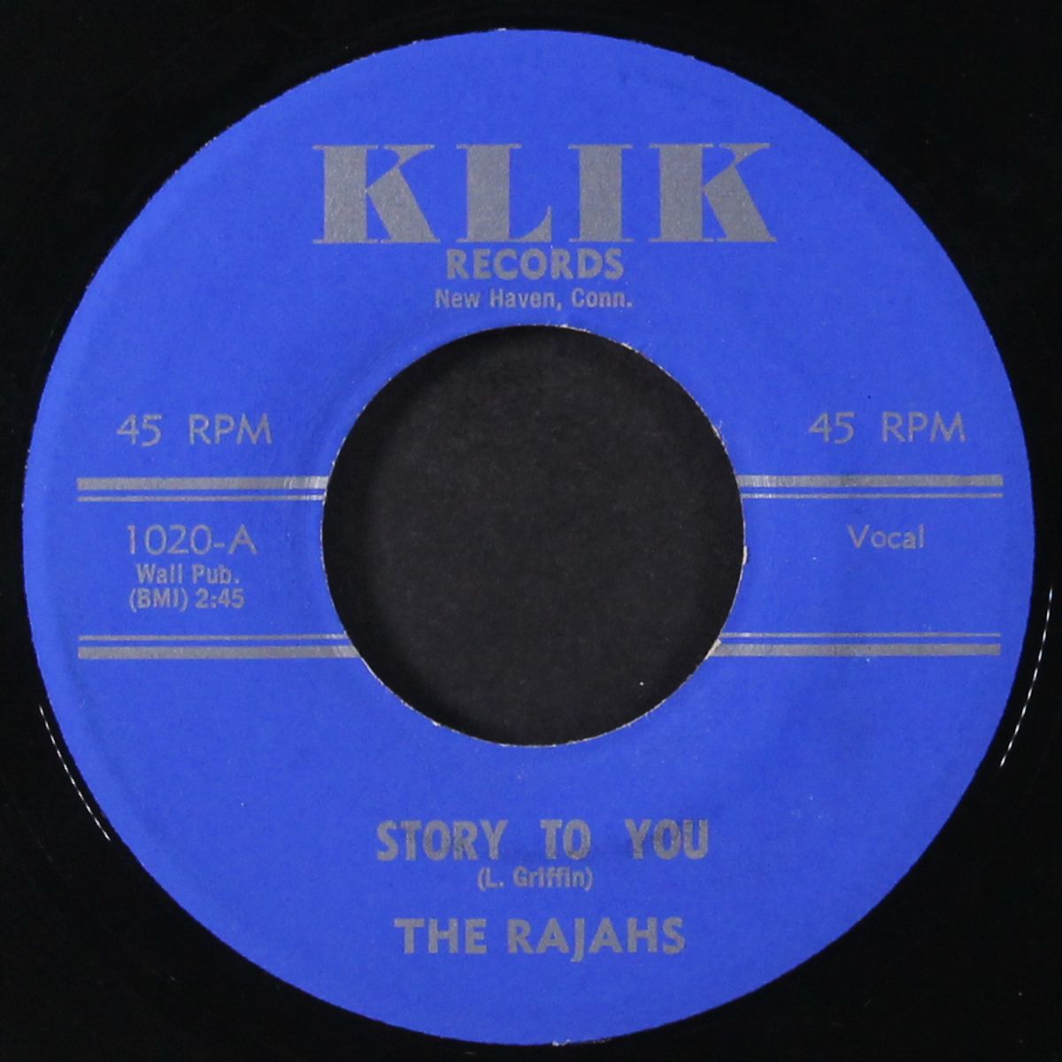 story to you / i love you so by RAJAHS / FIVE SATINS
