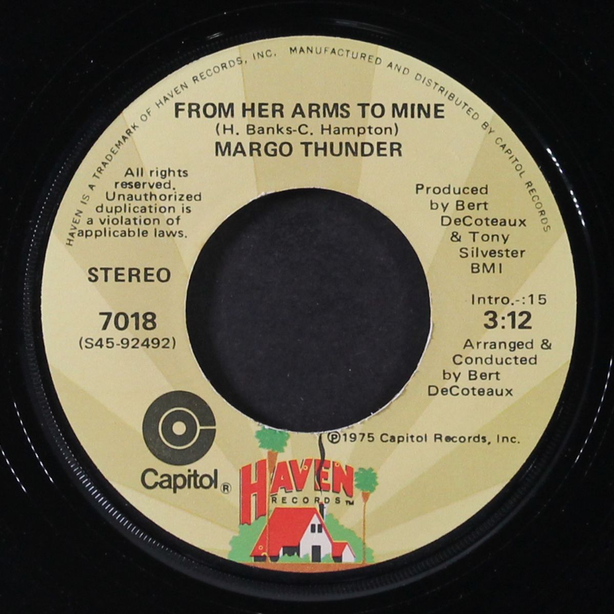 don't you have any love in your heart / from her arms to mine by MARGO THUNDER