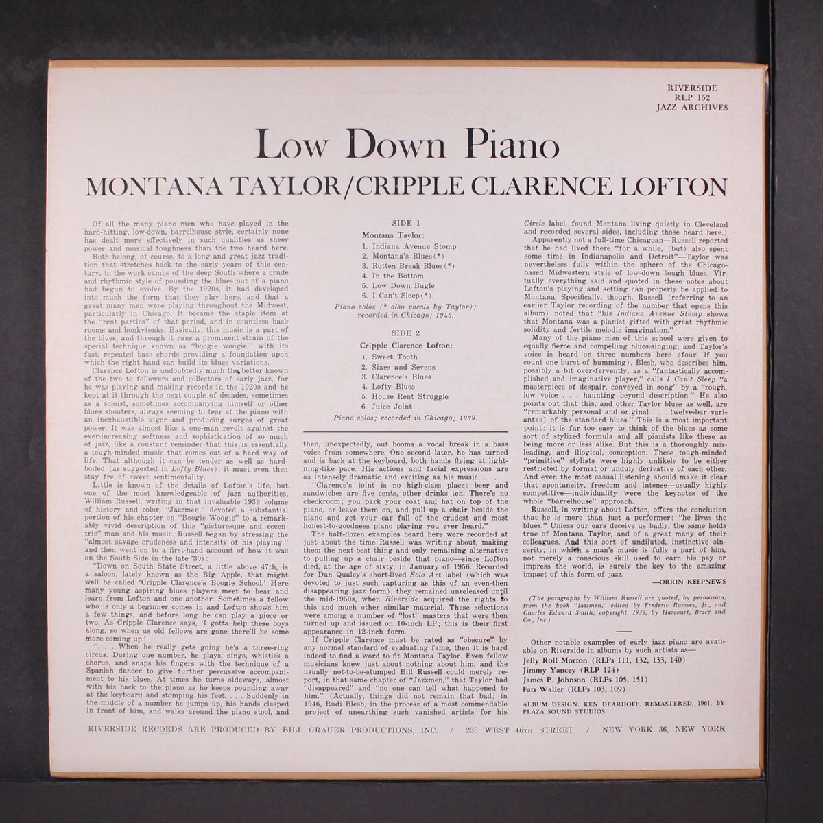low down piano by MONTANA TAYLOR