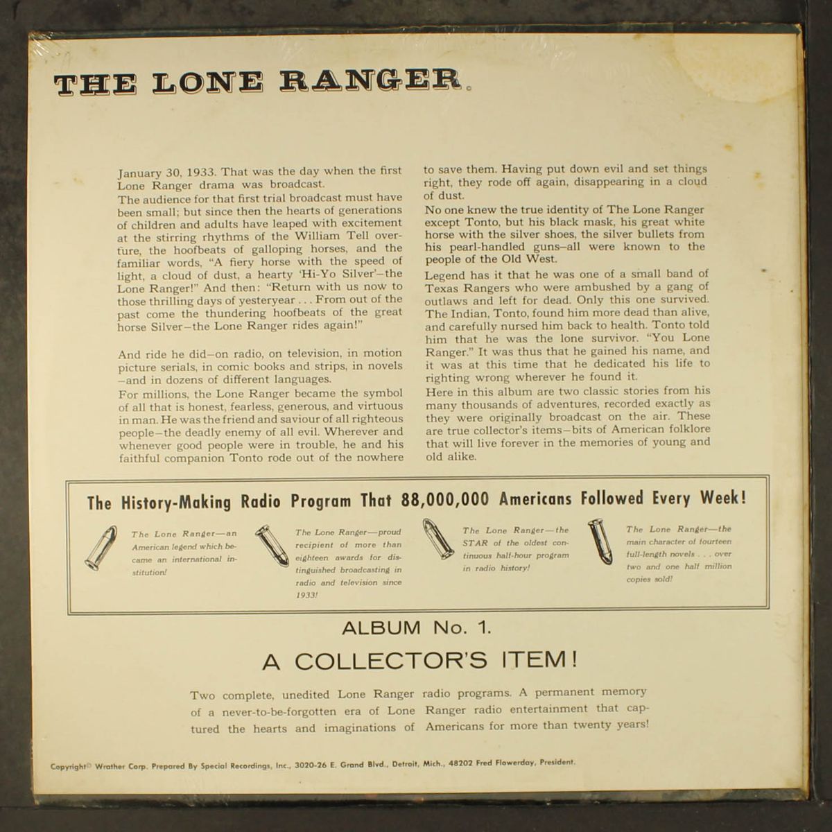 the lone ranger by ORIGINAL RADIO BROADCAST