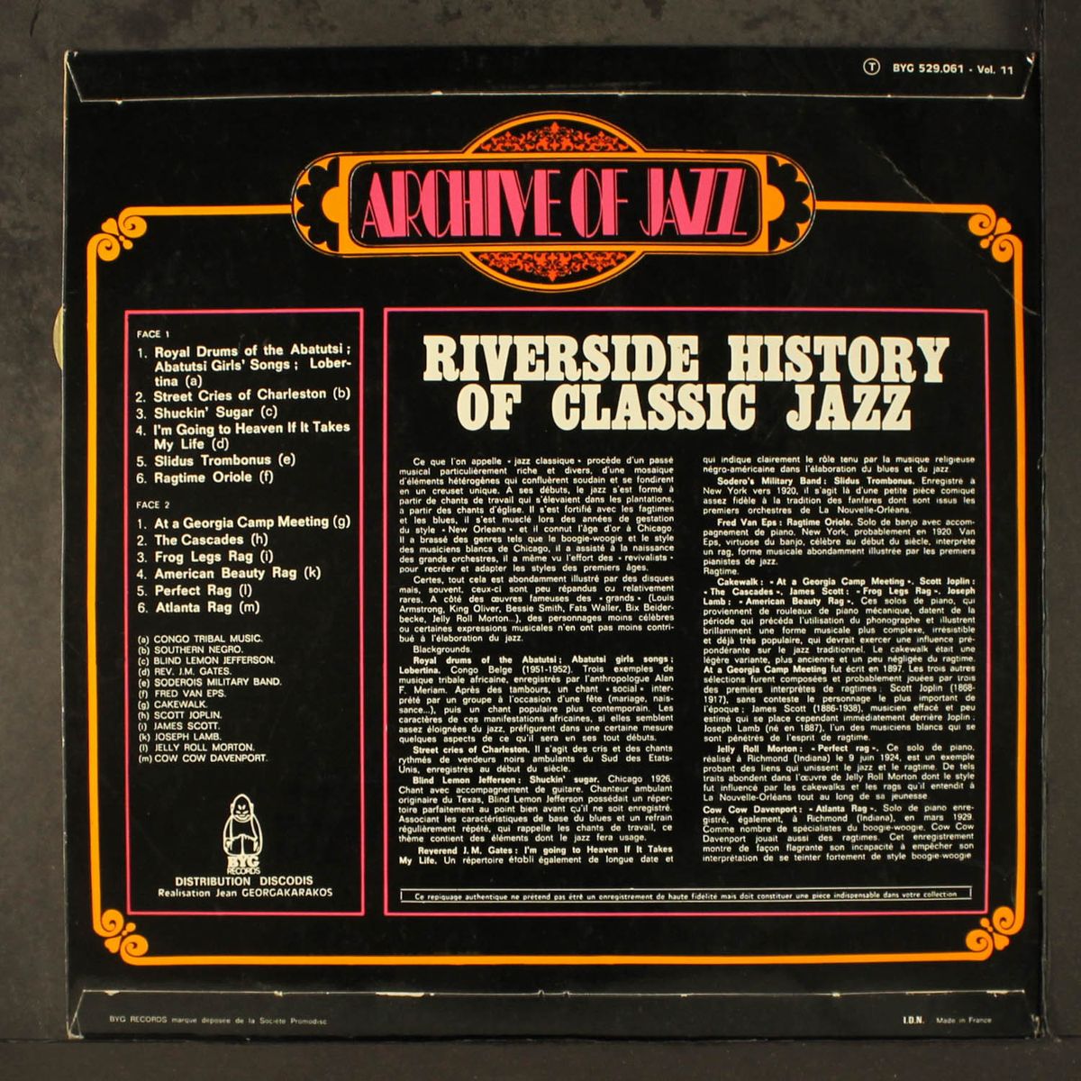 the riverside history of classic jazz, vol 11 by VARIOUS