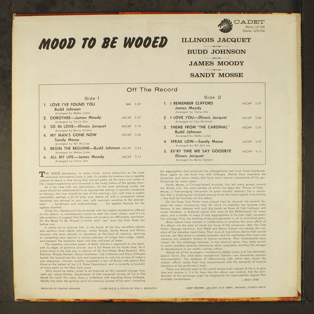 mood to be wooed by VARIOUS