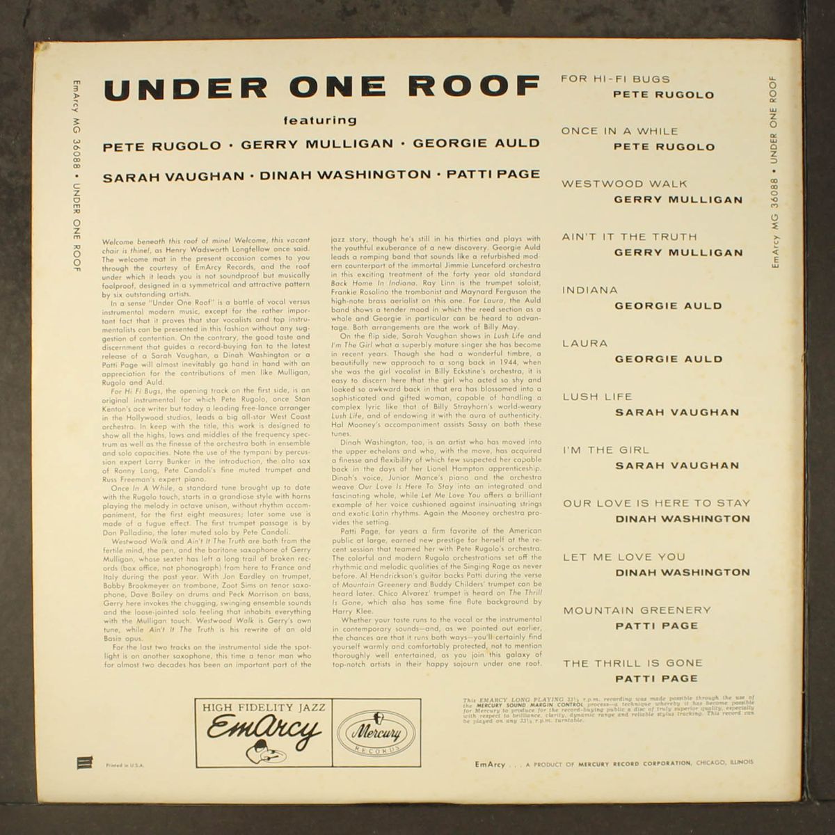 under one roof by VARIOUS