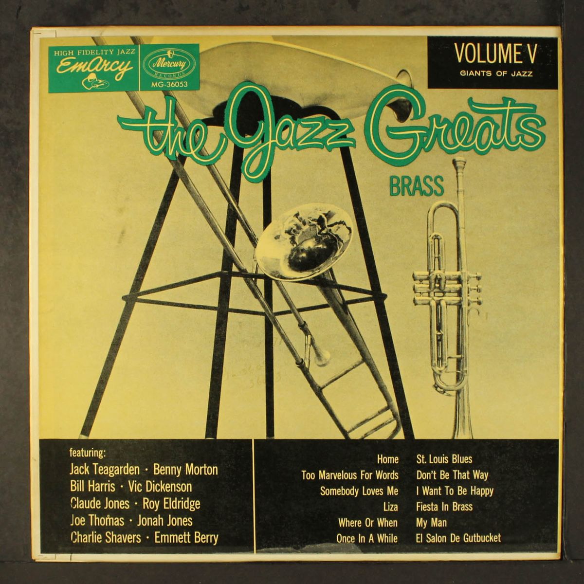 the jazz greats; brass, vol. 5 by VARIOUS