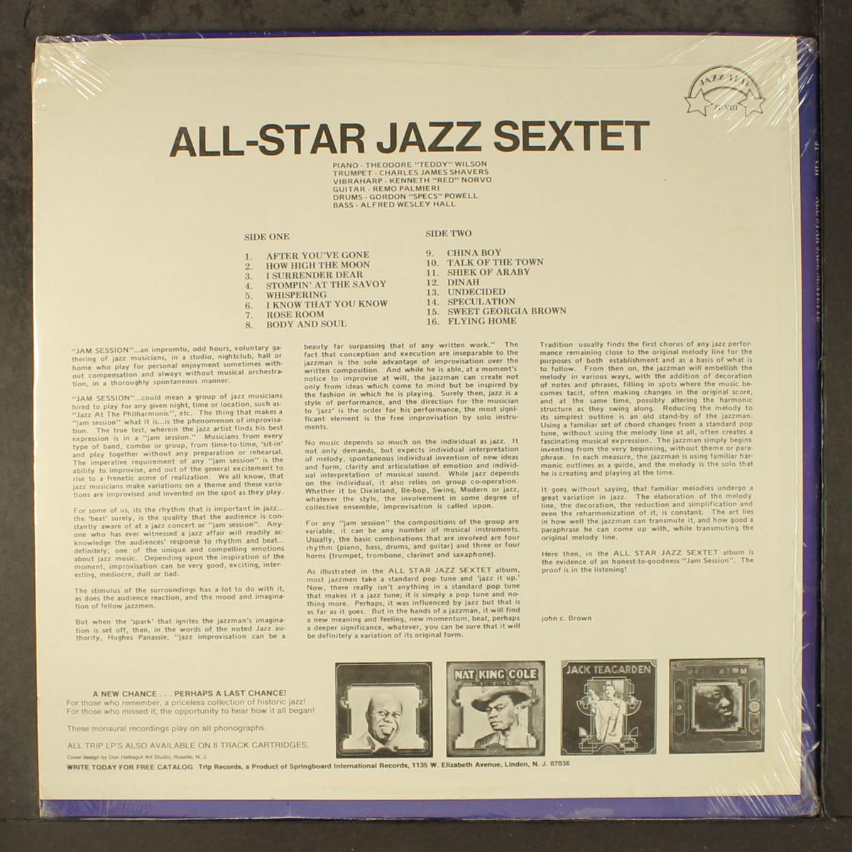 all-star jazz sextet by VARIOUS