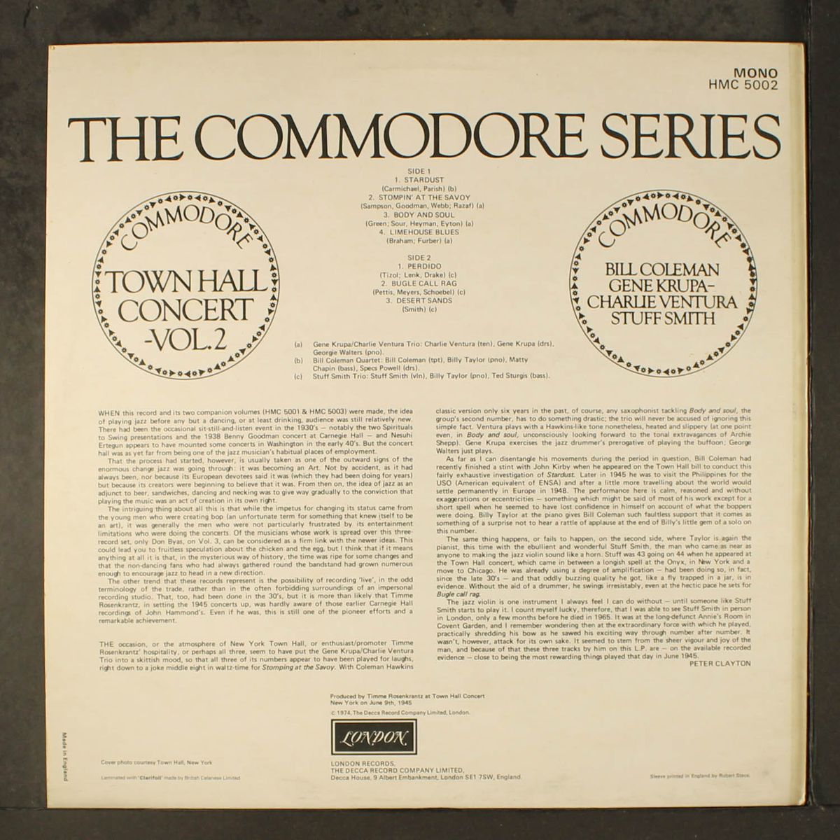 town hall concert, vol. 2 by VARIOUS