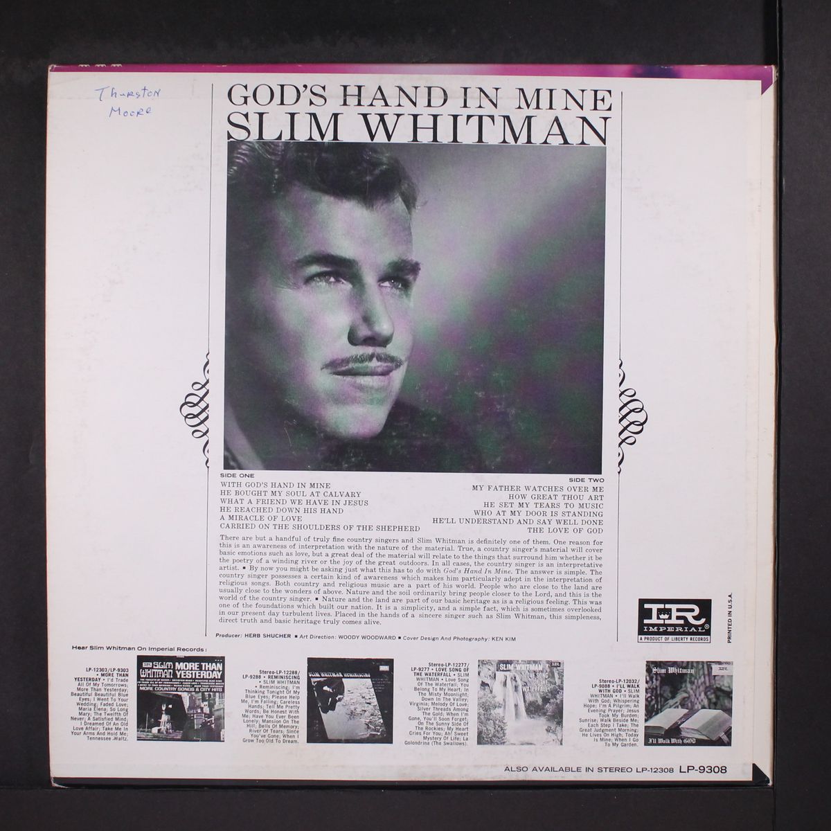 god's hand in mine by SLIM WHITMAN