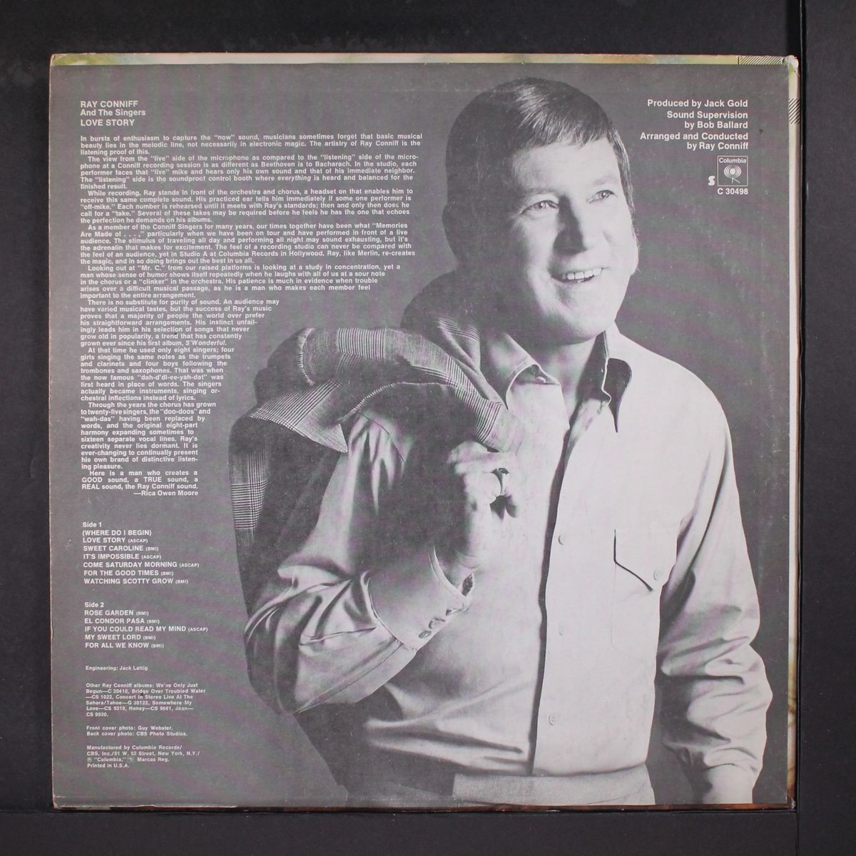 love story by RAY CONNIFF