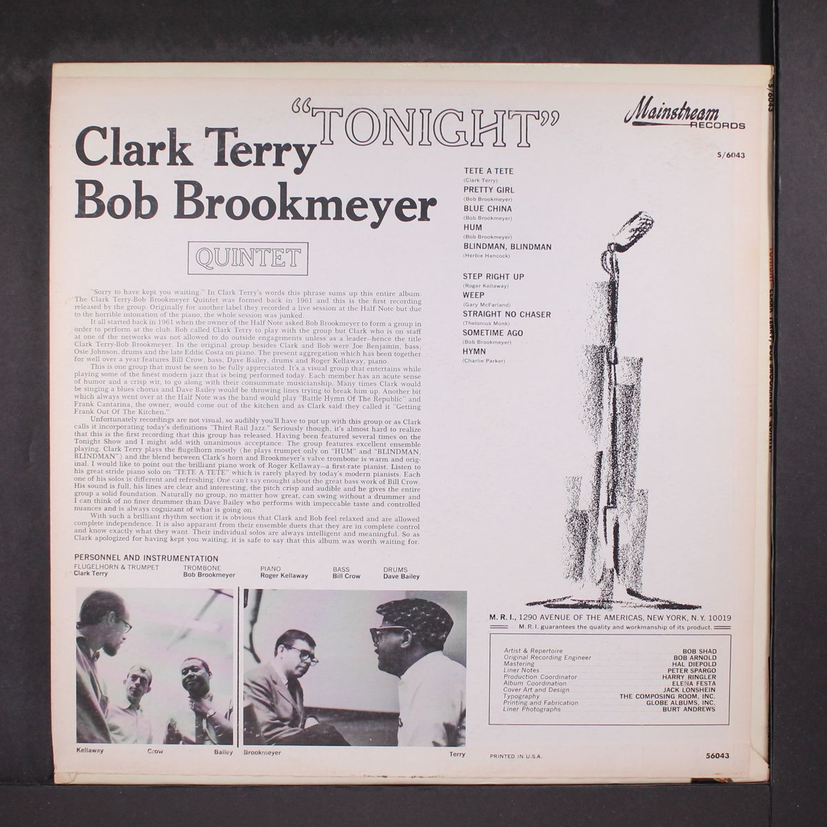 tonight by CLARK TERRY & BOB BROOKMEYER