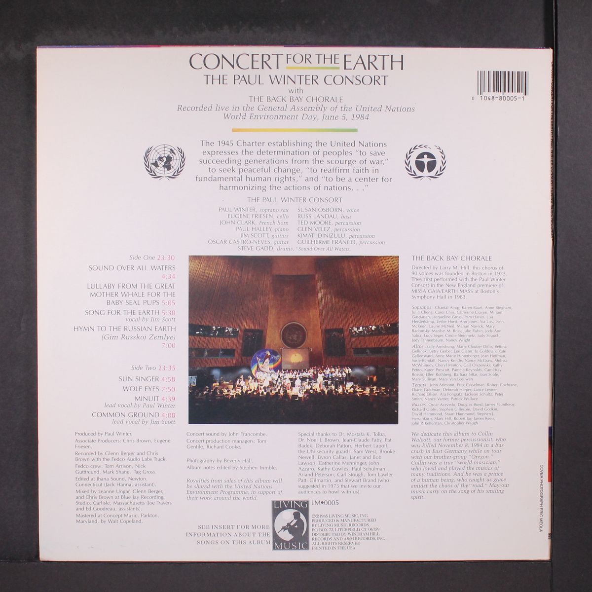 concert for the earth by PAUL WINTER CONSORT