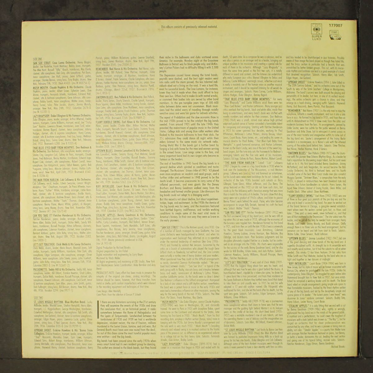 1930's big bands by VARIOUS