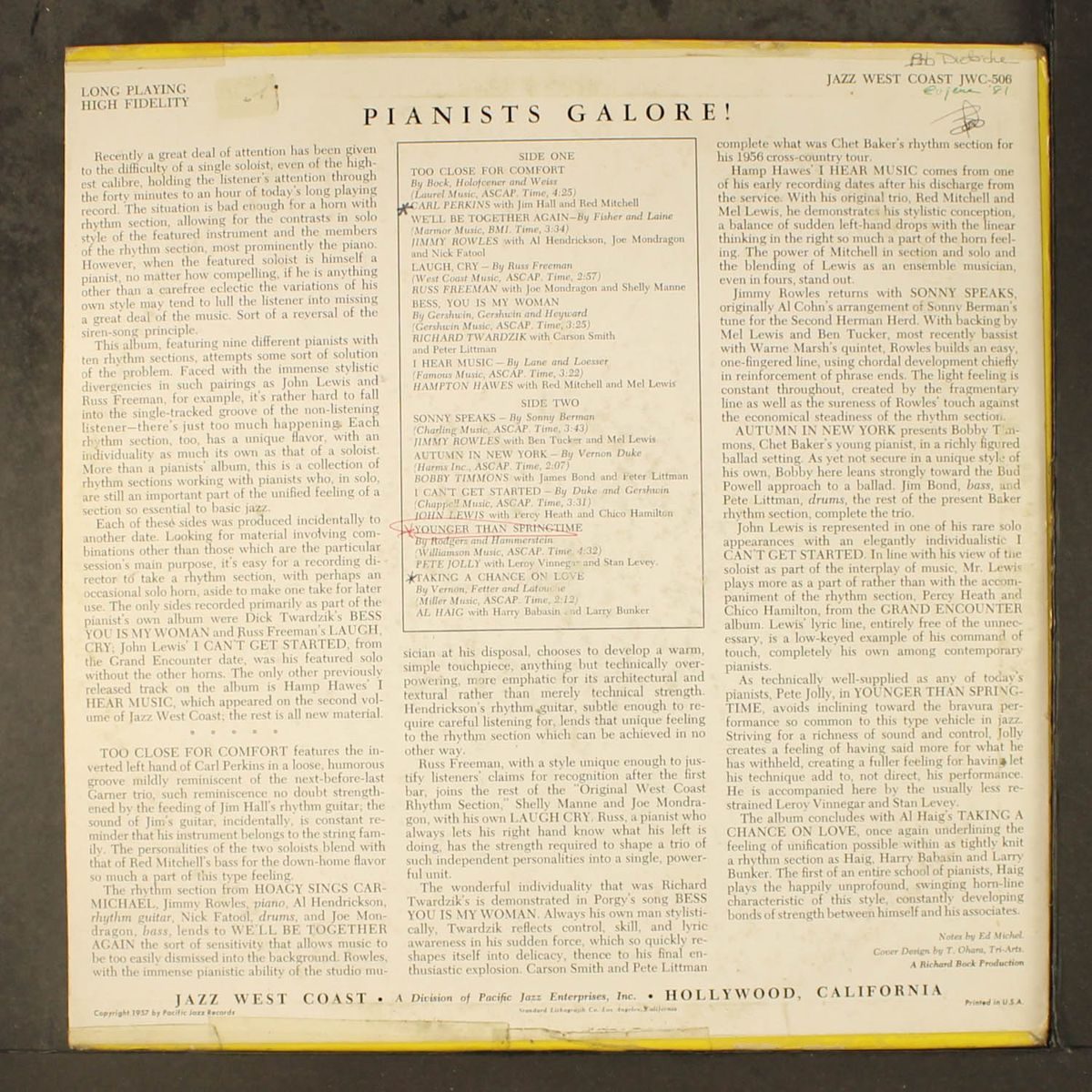 jazz pianists galore by VARIOUS