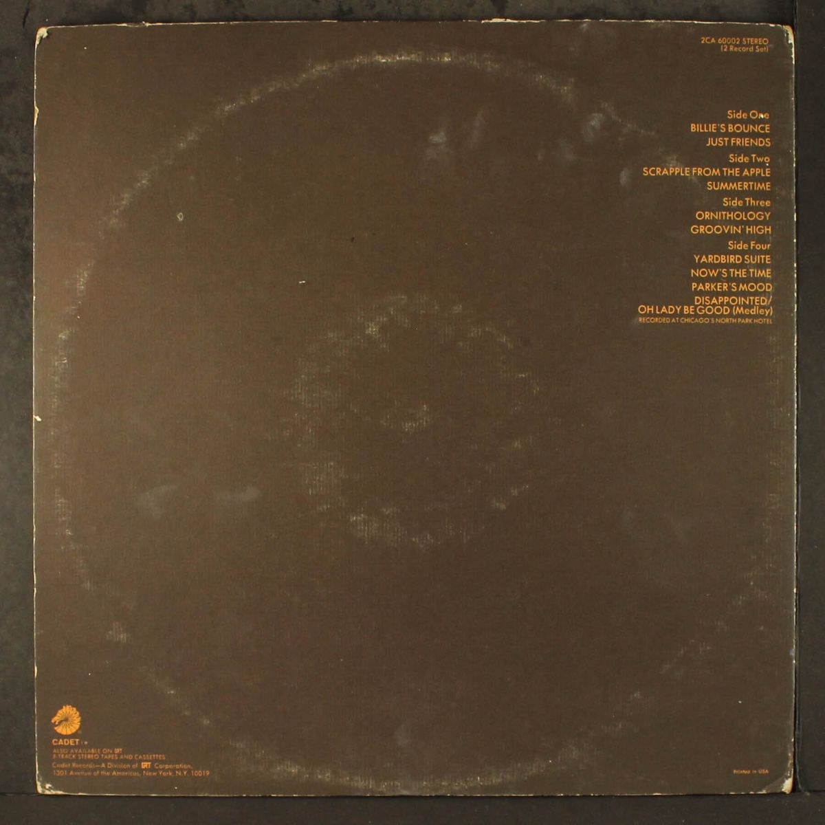 charlie parker memorial concert by VARIOUS