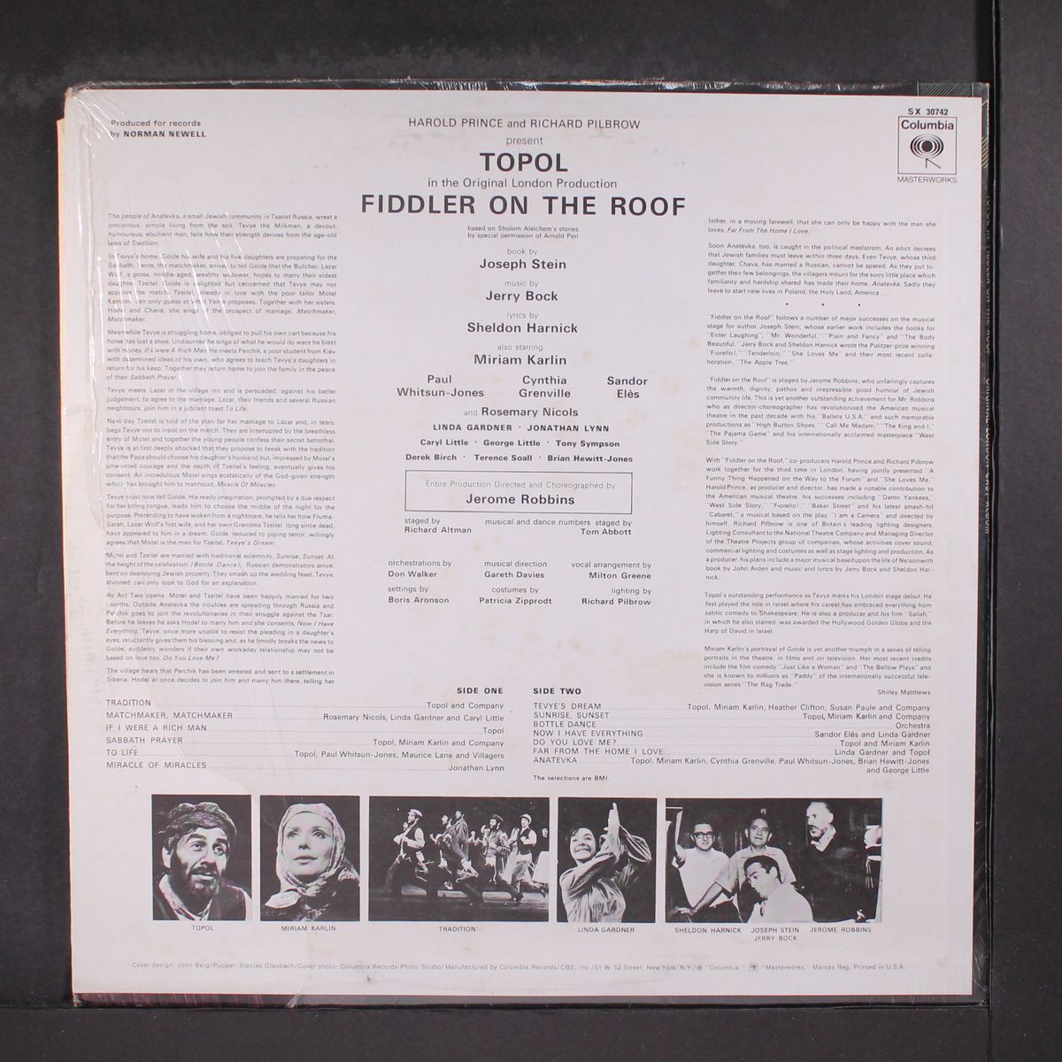 fiddler on the roof by LONDON CAST