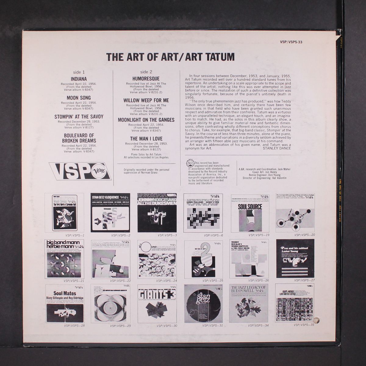 the art of art by ART TATUM
