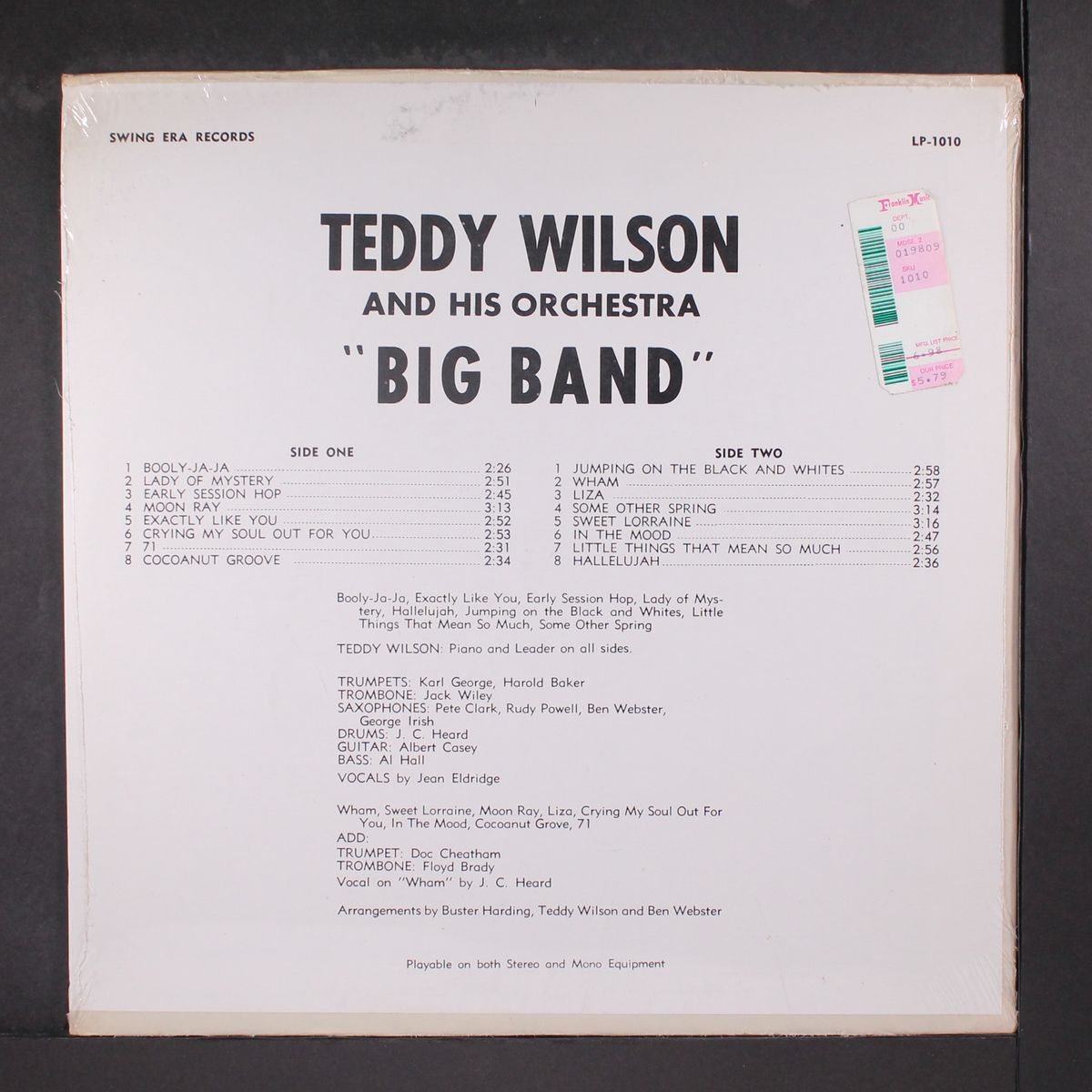 big band by TEDDY WILSON