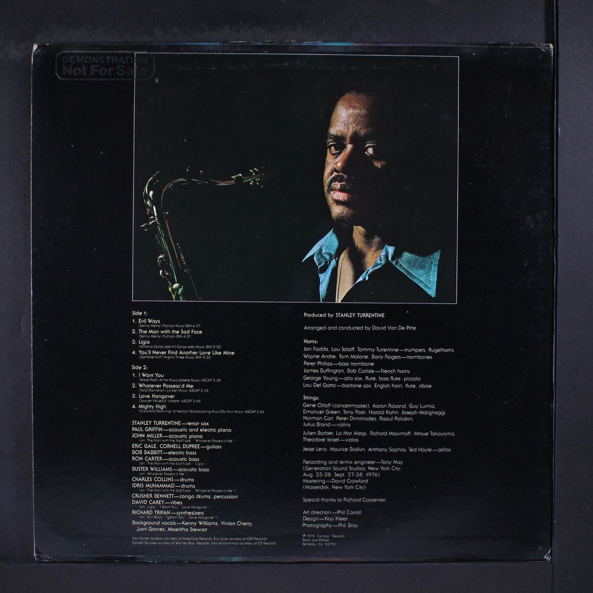 the man with the sad face by STANLEY TURRENTINE