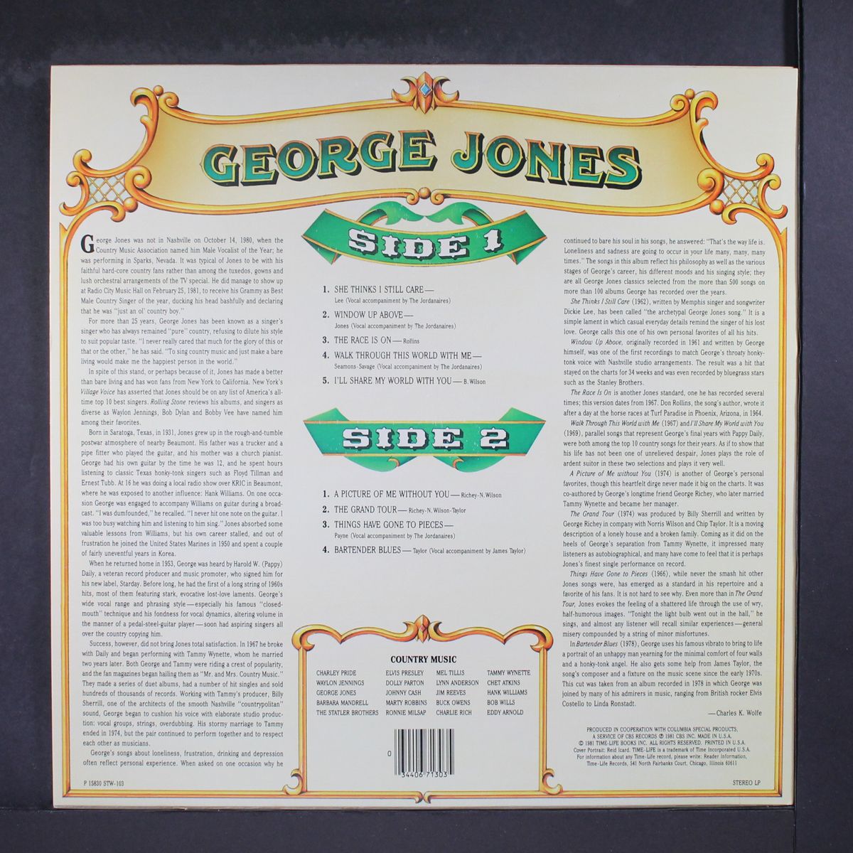 country music by GEORGE JONES