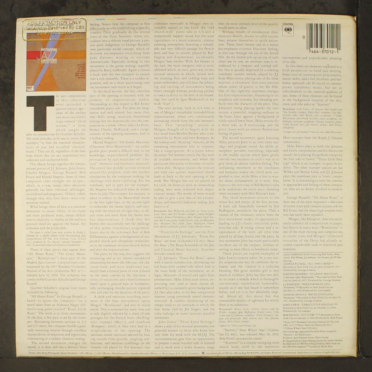 jazz compositions by VARIOUS