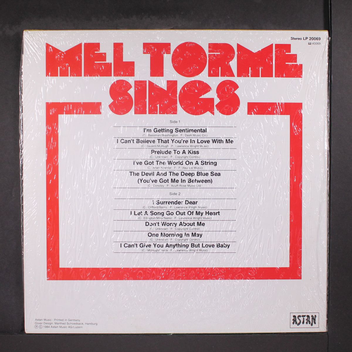 sings by MEL TORME