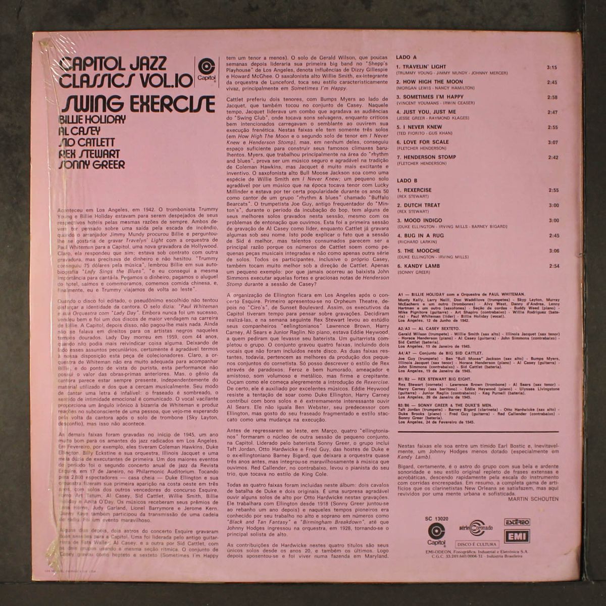 capitol jazz classics vol. 10- swing exercise by VARIOUS