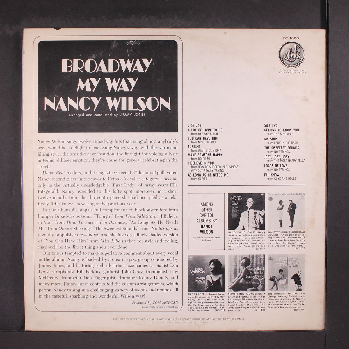 broadway, my way by NANCY WILSON