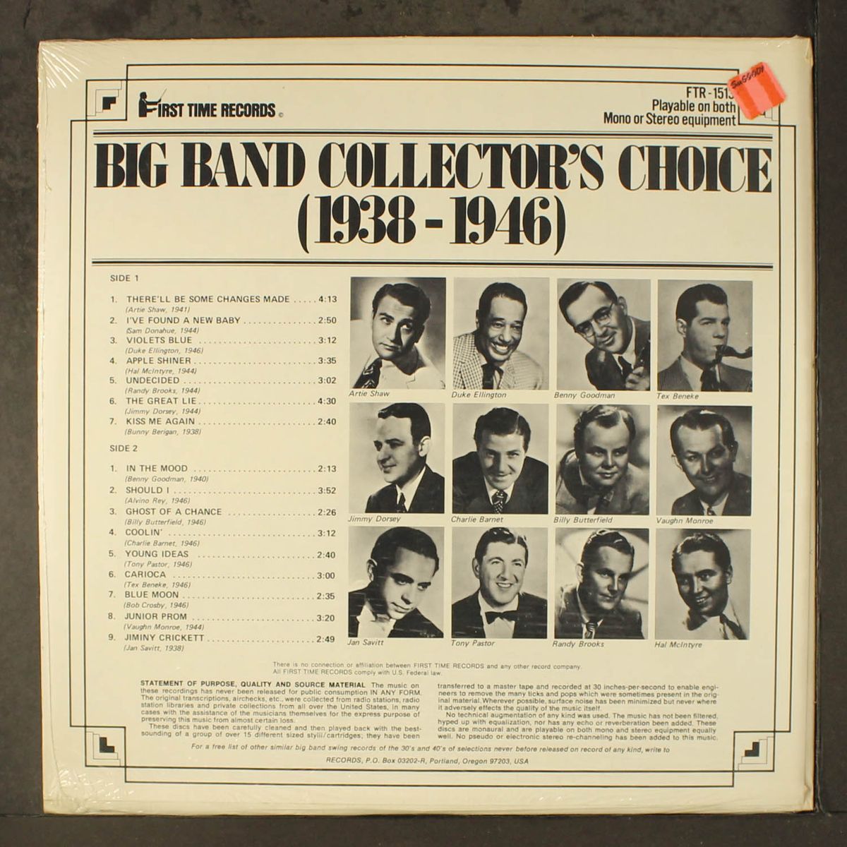 big band collector's choice by VARIOUS
