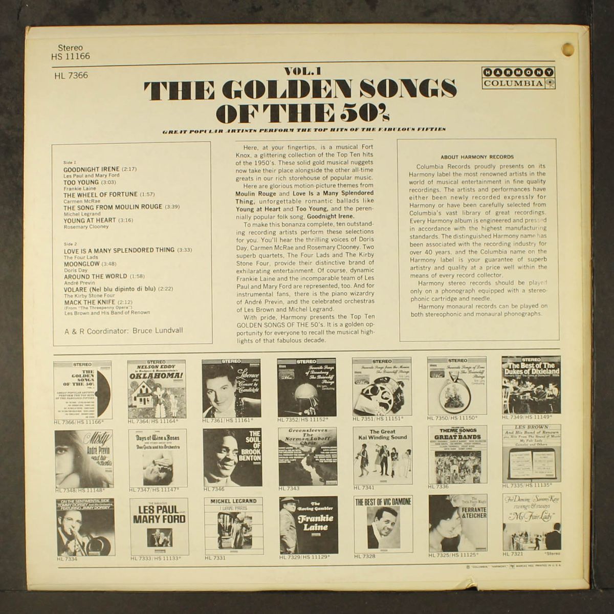 the golden songs of the 50's, vol. 1 by VARIOUS
