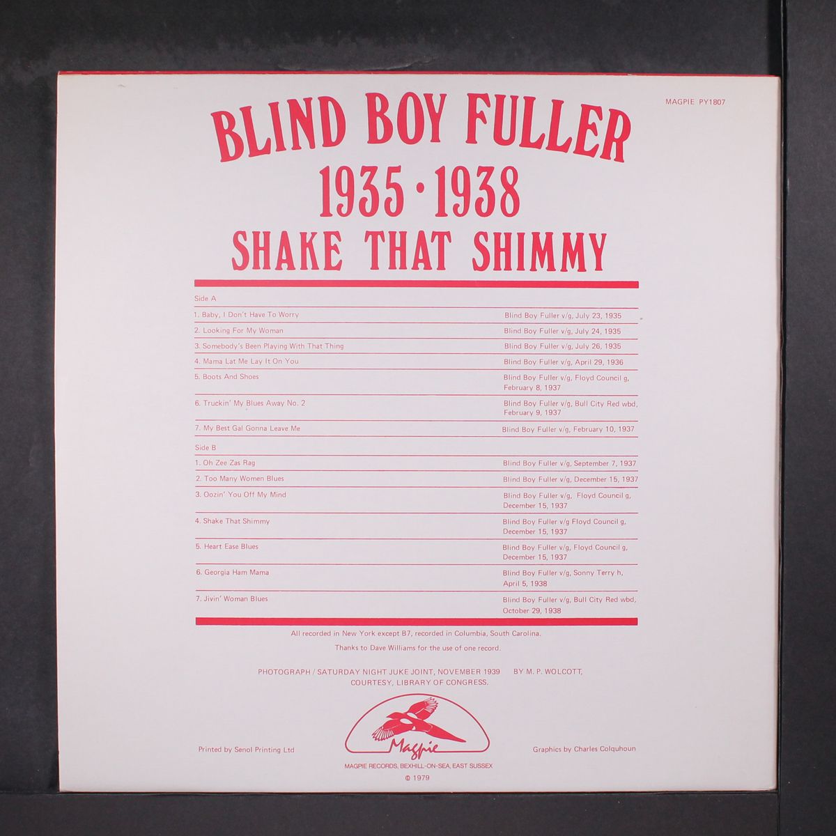 shake that shimmy by BLIND BOY FULLER