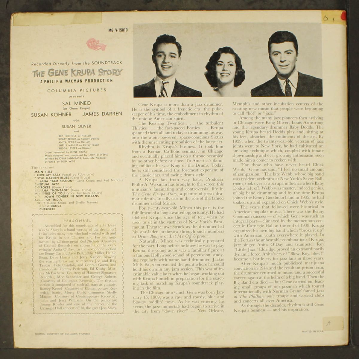 the gene krupa story by GENE KRUPA