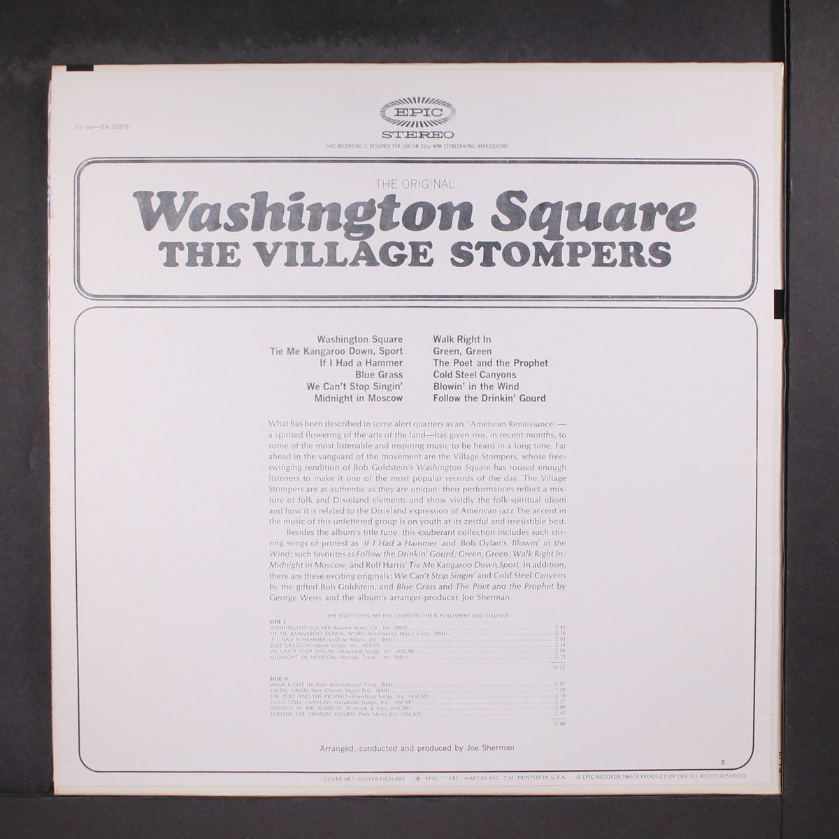 washington square by VILLAGE STOMPERS